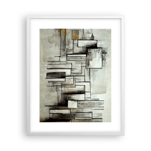 Plakát v bílém rámu - Síla jednoduchosti - 40x50 cm