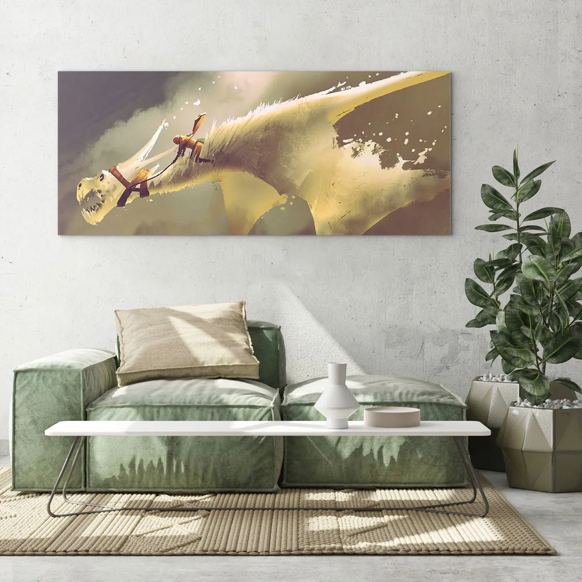 Obraz na skle - Zachránit svět - 160x50 cm