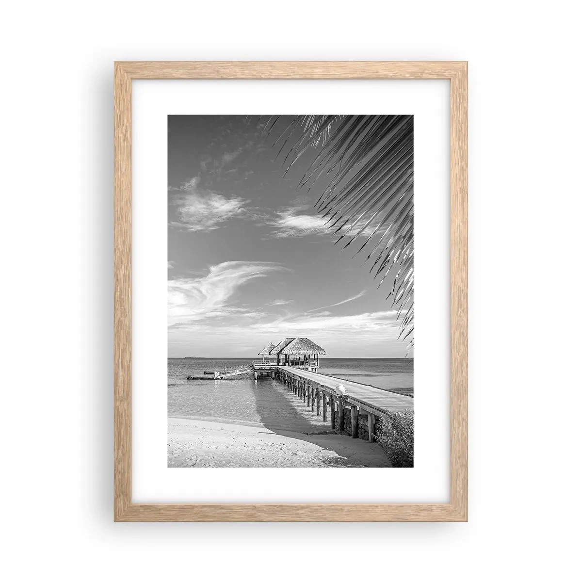 Plakát v rámu světlý dub - Vzpomínka nebo sen? - 30x40 cm