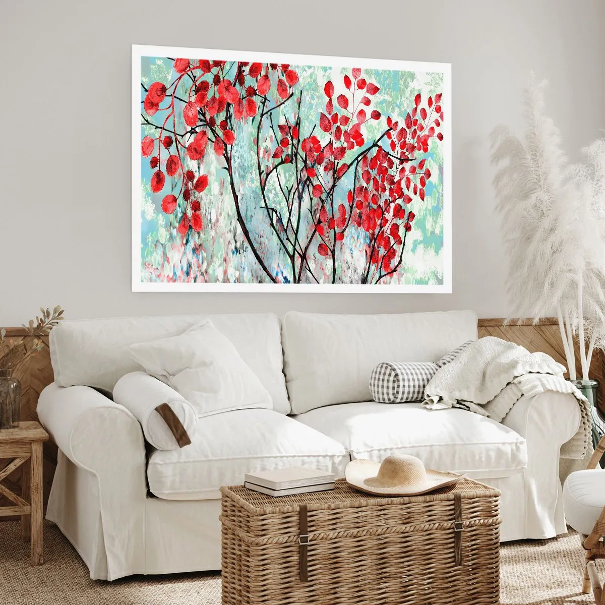 Plakát - Strom v šarlatové - 70x50 cm