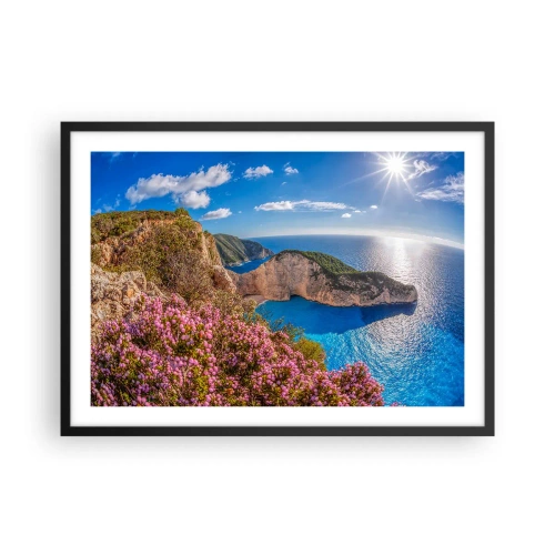 Plakát v černém rámu - Moje velké řecké prázdniny - 70x50 cm