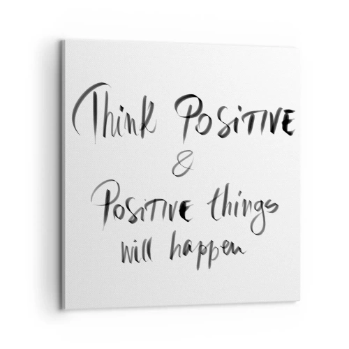 Obraz na plátně - Jak žít? - 60x60 cm