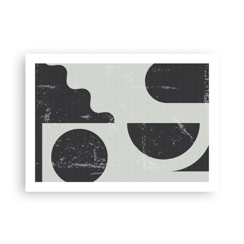 Plakát - Kompozice nad a pod - 70x50 cm