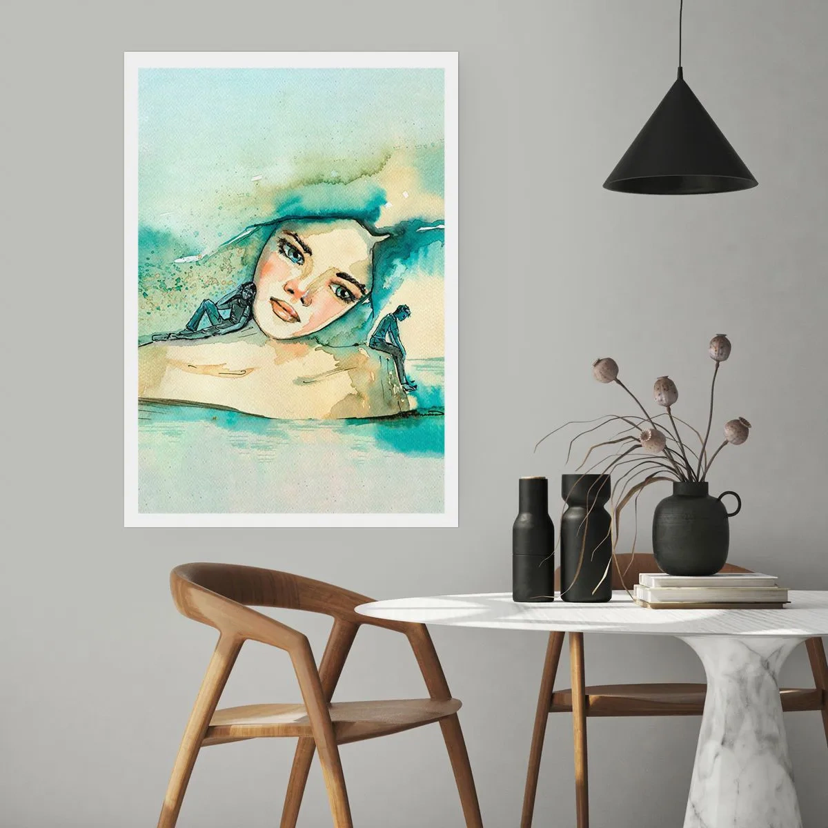 Plakát - Am I blue? - 40x50 cm