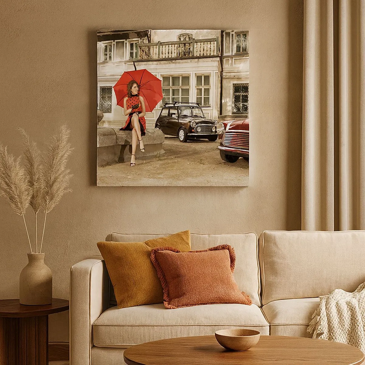 Obraz na plátně - Sentimentální mini cestování - 30x30 cm