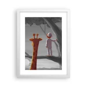 Plakát v bílém rámu - Fakt se to děje - 30x40 cm