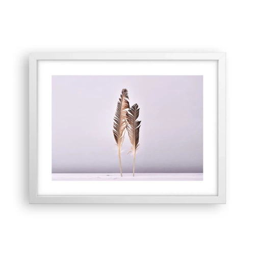 Plakát v bílém rámu - Proti nicotě - 40x30 cm