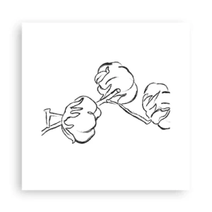 Plakát - Bavlněné chmýří - 30x30 cm