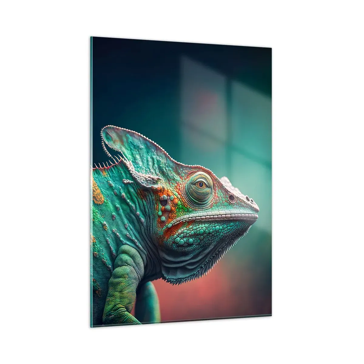 Obraz na skle - Vidíš mě? To není dobré… - 50x70 cm