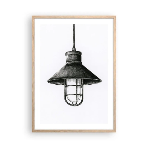 Plakát v rámu světlý dub - Jako před lety… - 50x70 cm