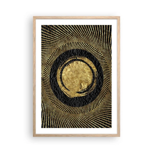 Plakát v rámu světlý dub - Glamour kompozice - 50x70 cm