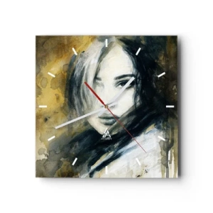 Nástěnné hodiny - více nevinná nebo smyslná? - 30x30 cm