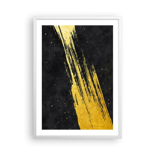 Plakát v bílém rámu - Skok do hyperprostoru - 50x70 cm