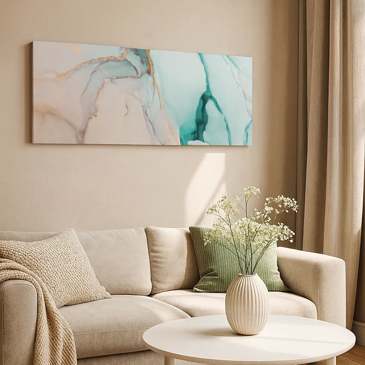 Obraz na plátně - Tanec tvarů a barev - 30x30 cm