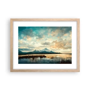 Plakát v rámu světlý dub - Pod ochranou nebe - 40x30 cm