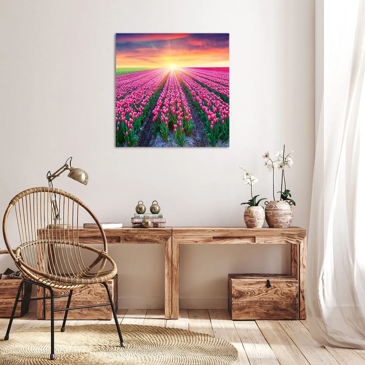Obraz na plátně - Farma krásy - 50x50 cm