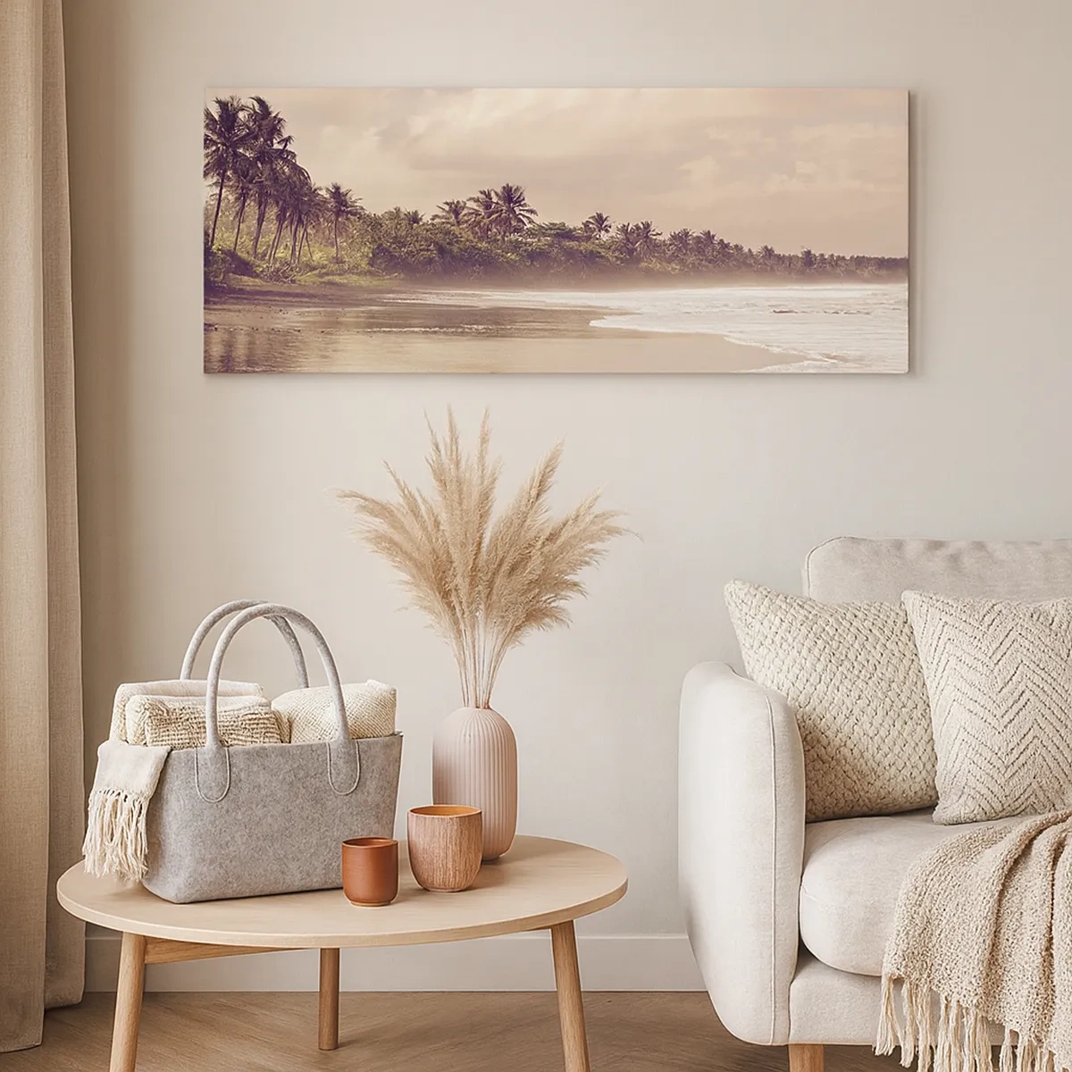 Obraz na plátně - Pohlazení vln - 30x30 cm