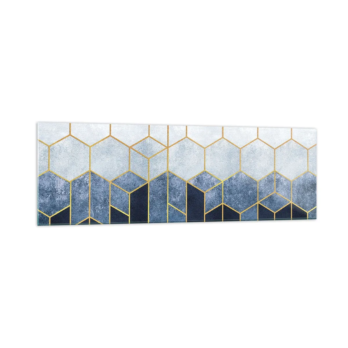 Obraz na skle - Kompozice v synkopickém rytmu - 160x50 cm