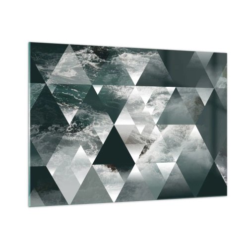 Obraz na skle - Křišťálová perspektiva - 100x70 cm