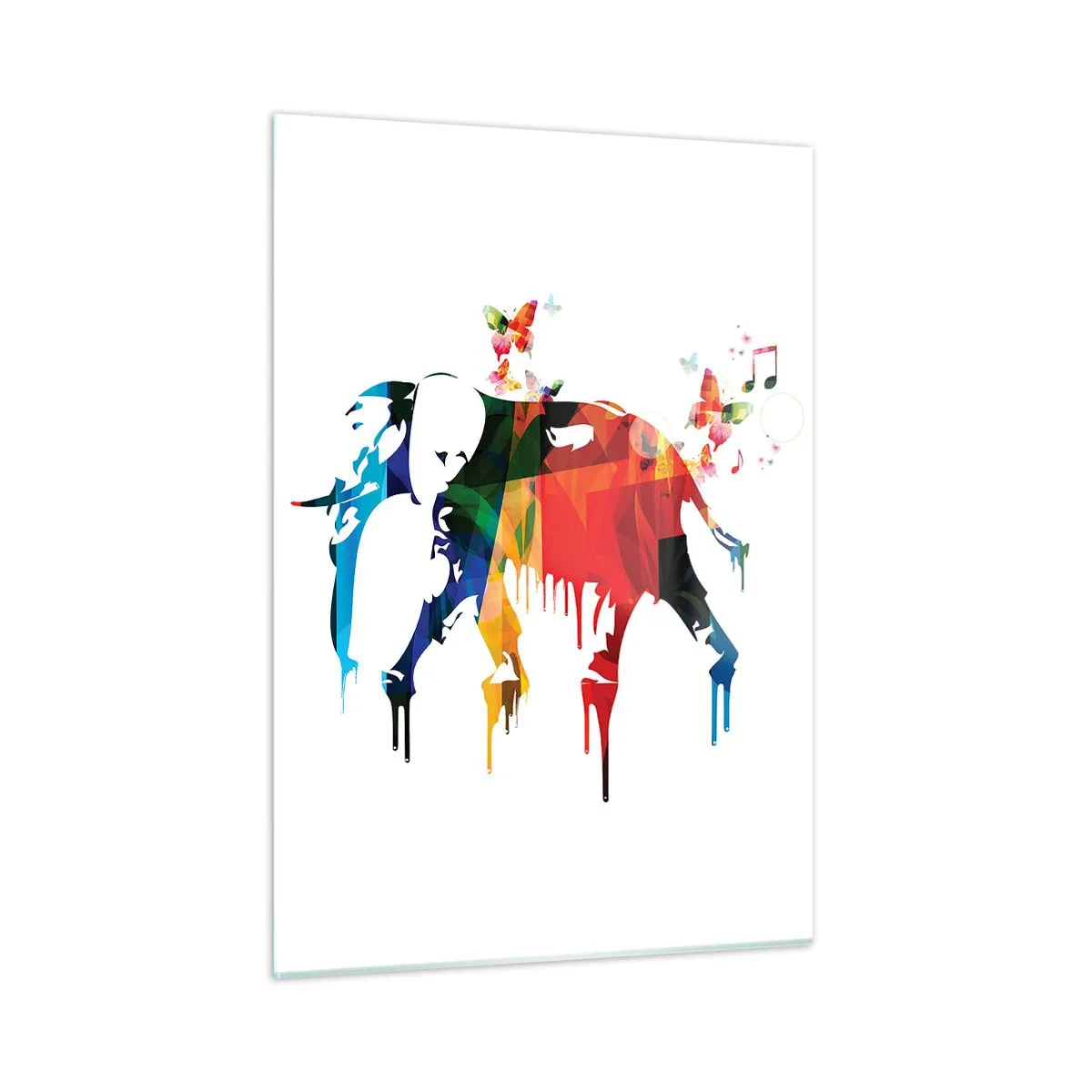 Obraz na skle - Tančit může každý - 50x70 cm