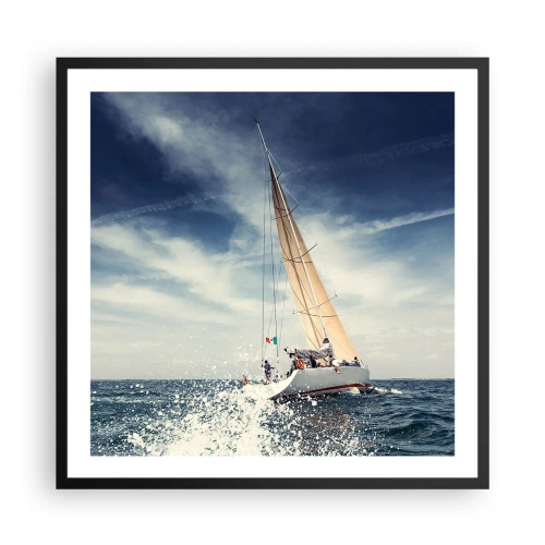 Plakát v černém rámu - Nás nedohoní! - 60x60 cm