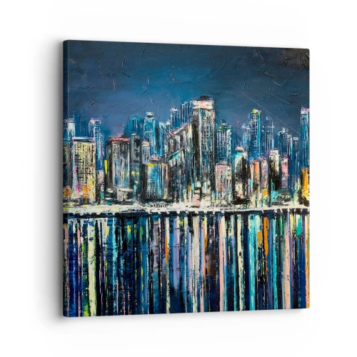 Obraz na plátně - Kaskáda světel - 30x30 cm