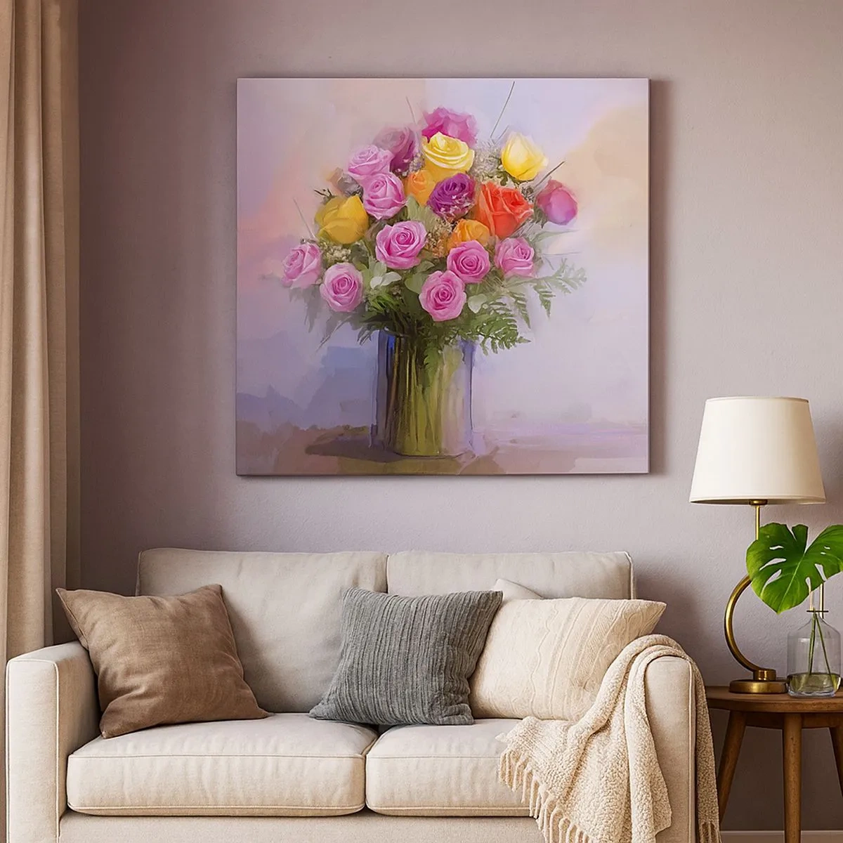 Obraz na plátně - Zachycená krása - 30x30 cm