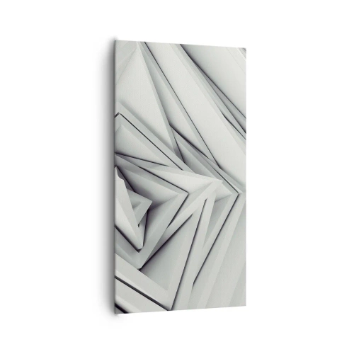 Obraz na plátně - Symfonie ostrých úhlů - 65x120 cm