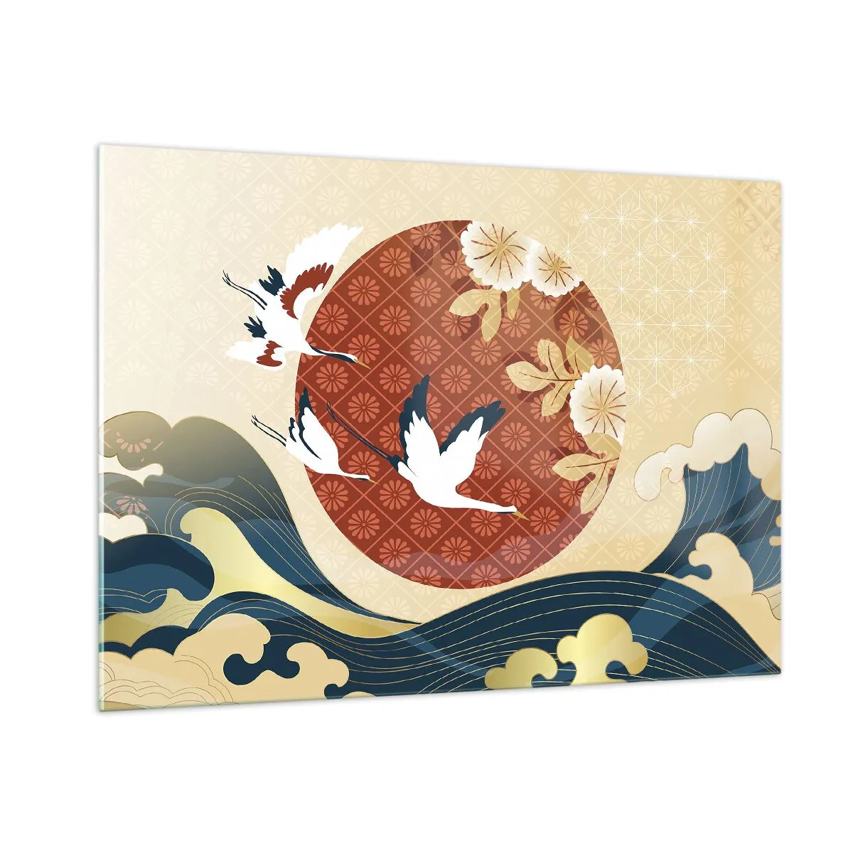 Obraz na skle - Japonská pohádka - 100x70 cm