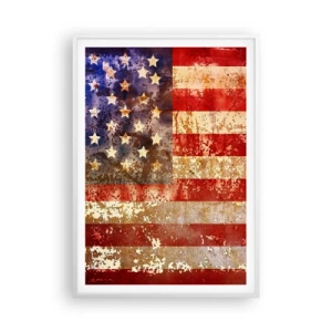 Plakát v bílém rámu - Chvála nepomíjí - 70x100 cm