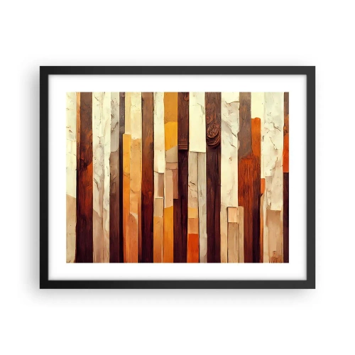 Plakát v černém rámu - Hymna lesních stromů - 50x40 cm