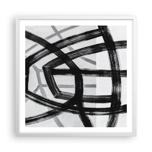 Plakát v bílém rámu - Hloubka - 60x60 cm