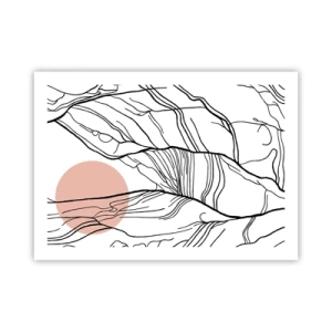 Plakát - V síti větviček - 70x50 cm