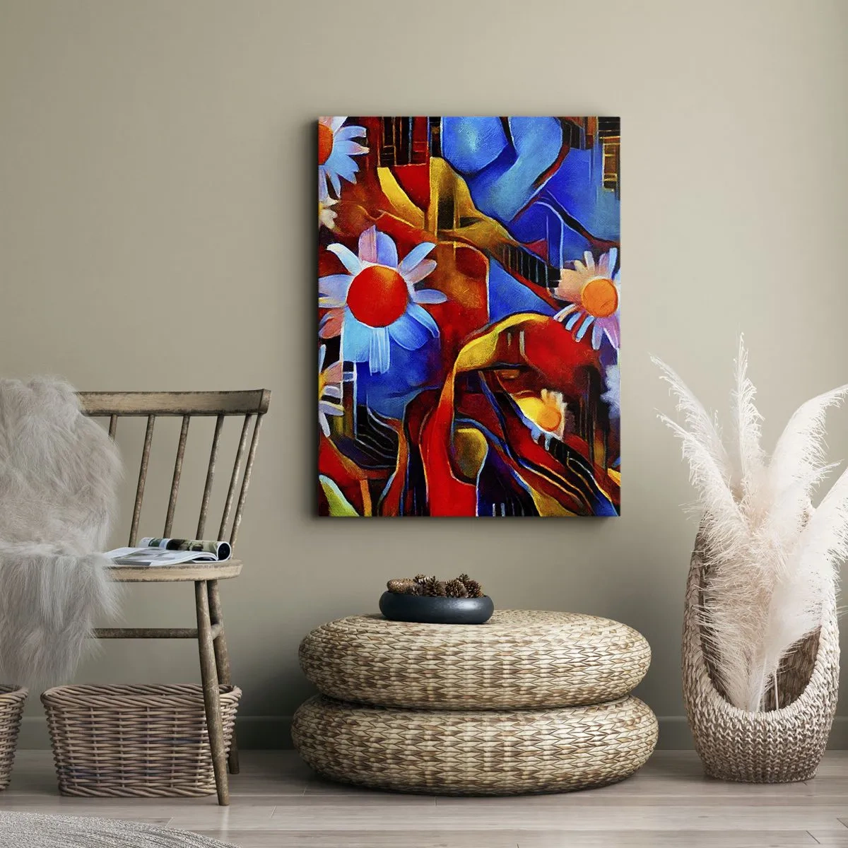 Obraz na plátně - Barvy života - 65x120 cm