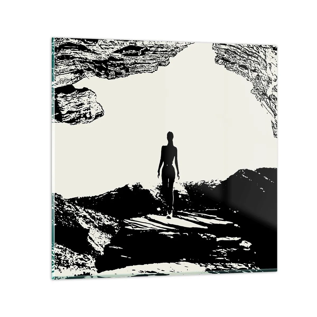 Obraz na skle - Nový pohled - 40x40 cm