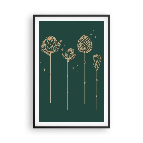 Plakát v černém rámu - Bylinky - 61x91 cm