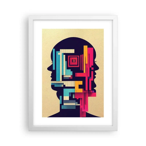 Plakát v bílém rámu - Nové vazby - 30x40 cm