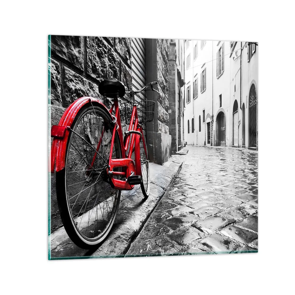 Obraz na skle - Skutečná krása nestárne - 30x30 cm