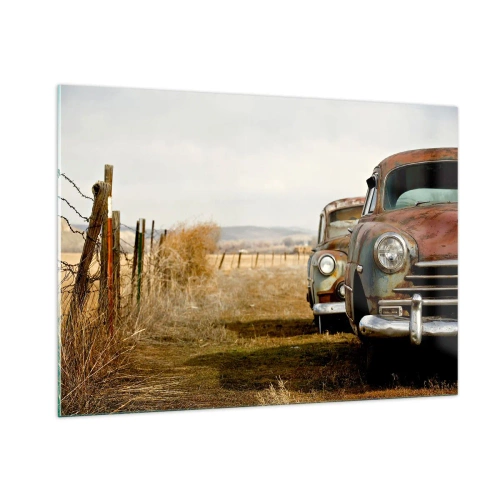 Obraz na skle - Zasloužený odpočinek - 100x70 cm