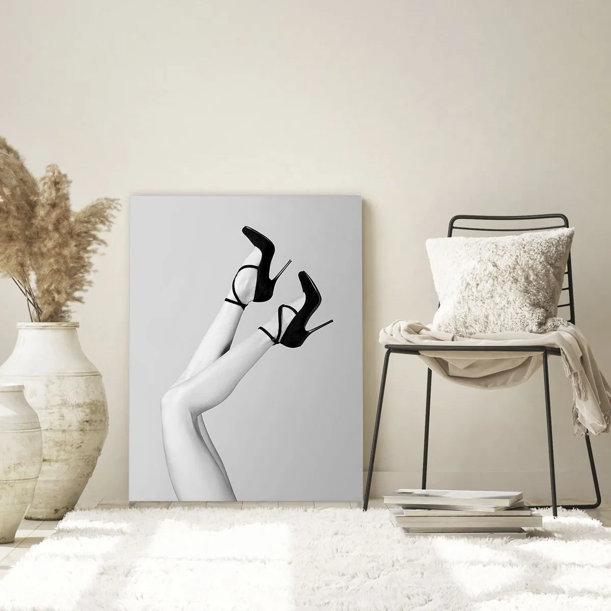 Obraz na skle - Vzhůru nohama - 80x120 cm