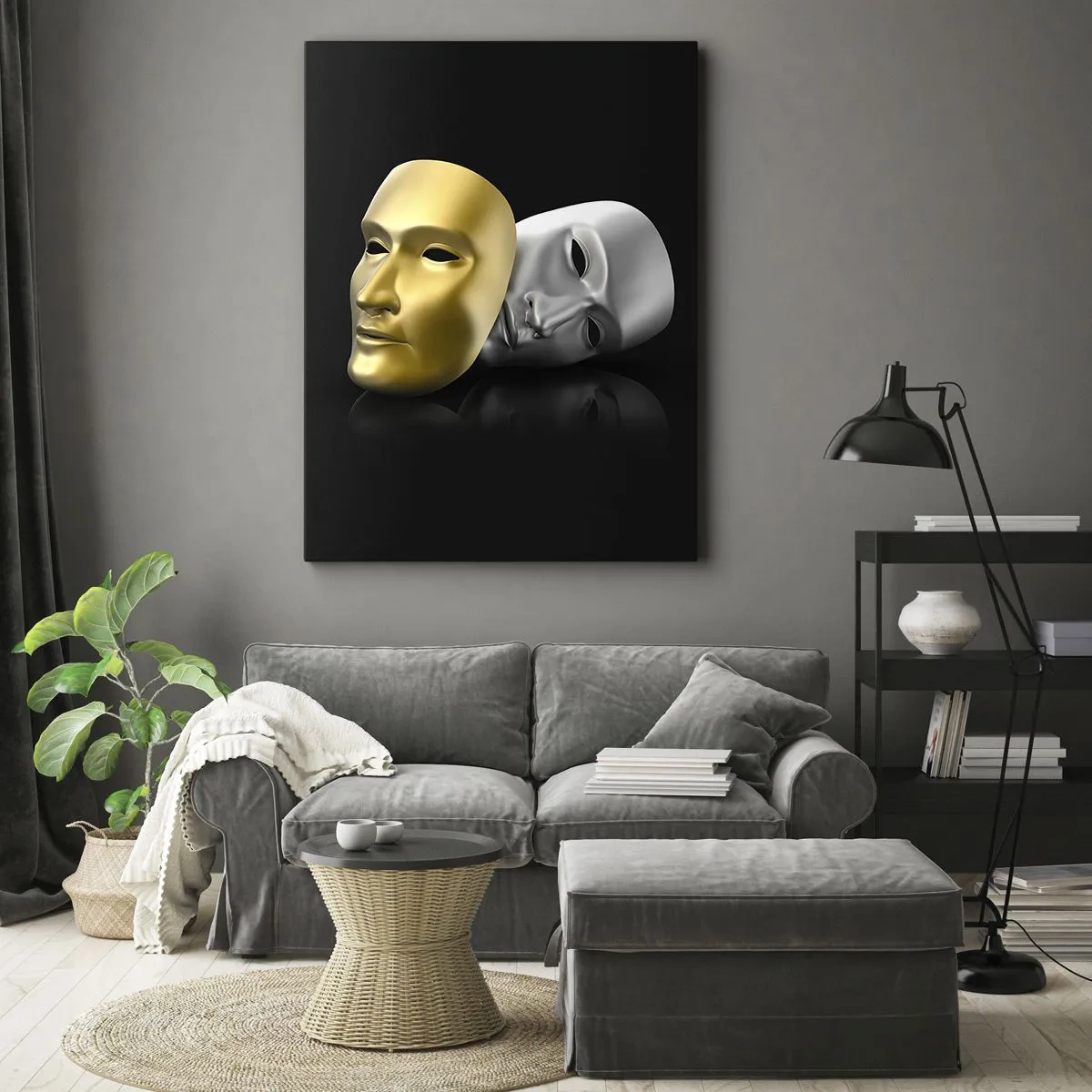 Obraz na plátně - Život je divadlo - 50x70 cm