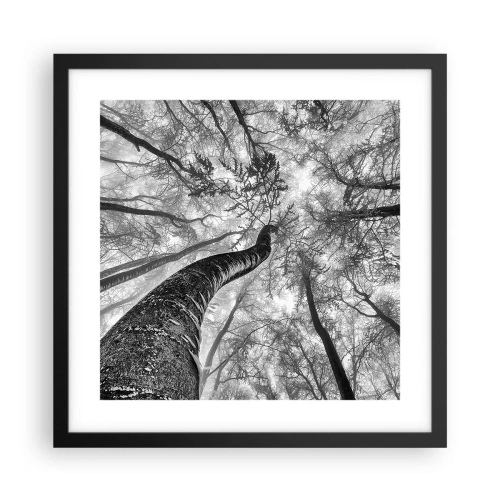 Plakát v černém rámu - Závod ke světlu - 40x40 cm
