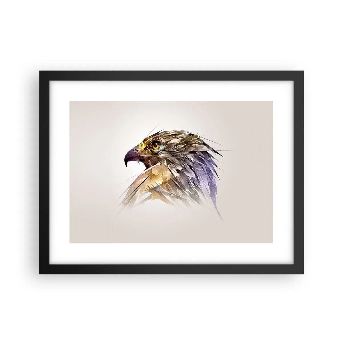 Plakát v černém rámu - Portrét bojovníka - 40x30 cm