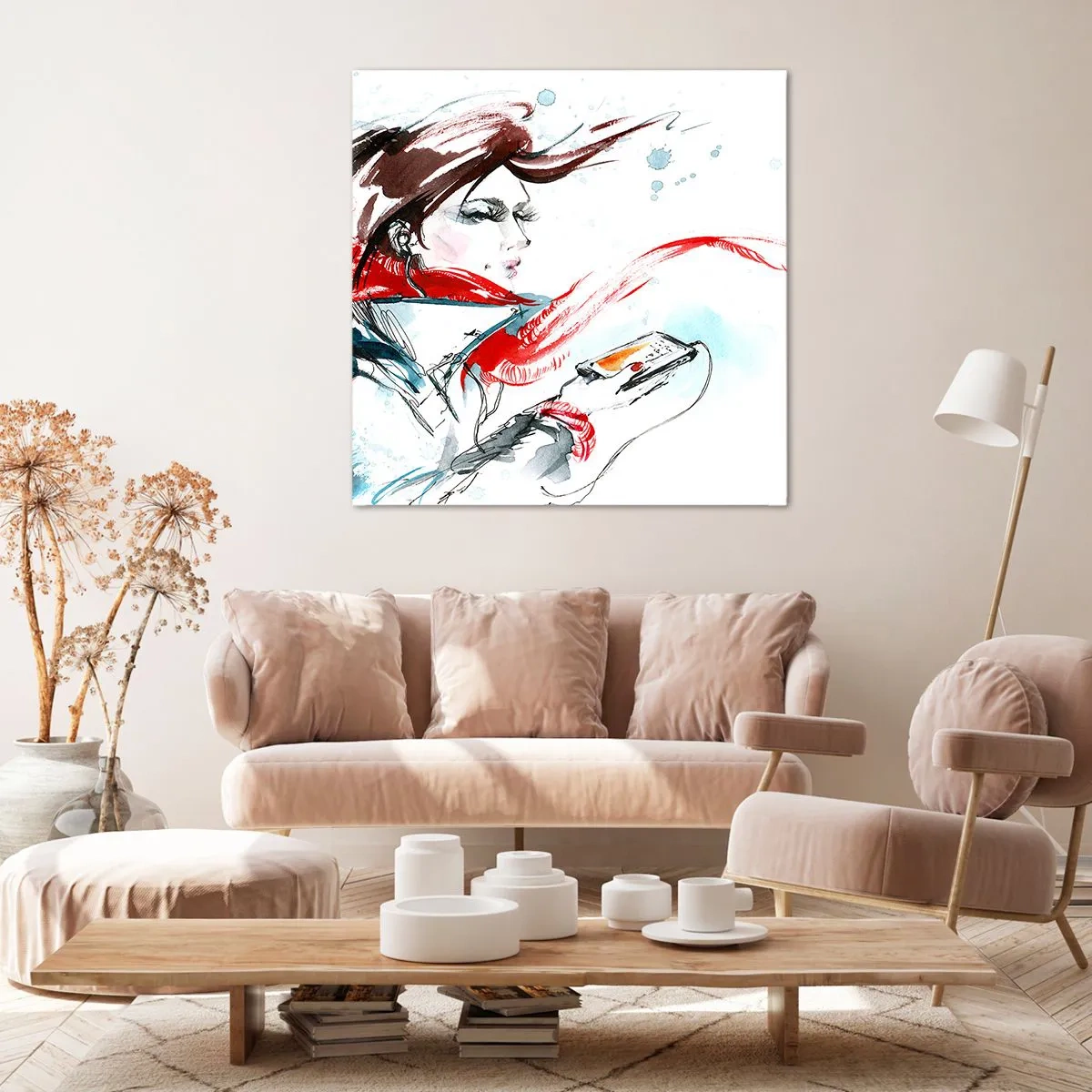 Obraz na plátně - Něco se ve mně děje - 40x40 cm