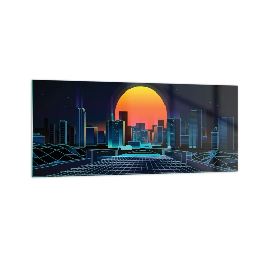 Obraz na skle - Pořád chcete do reálu? - 100x40 cm