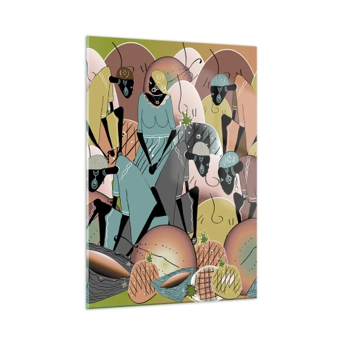 Obraz na skle - Blíží se velký svátek - 50x70 cm