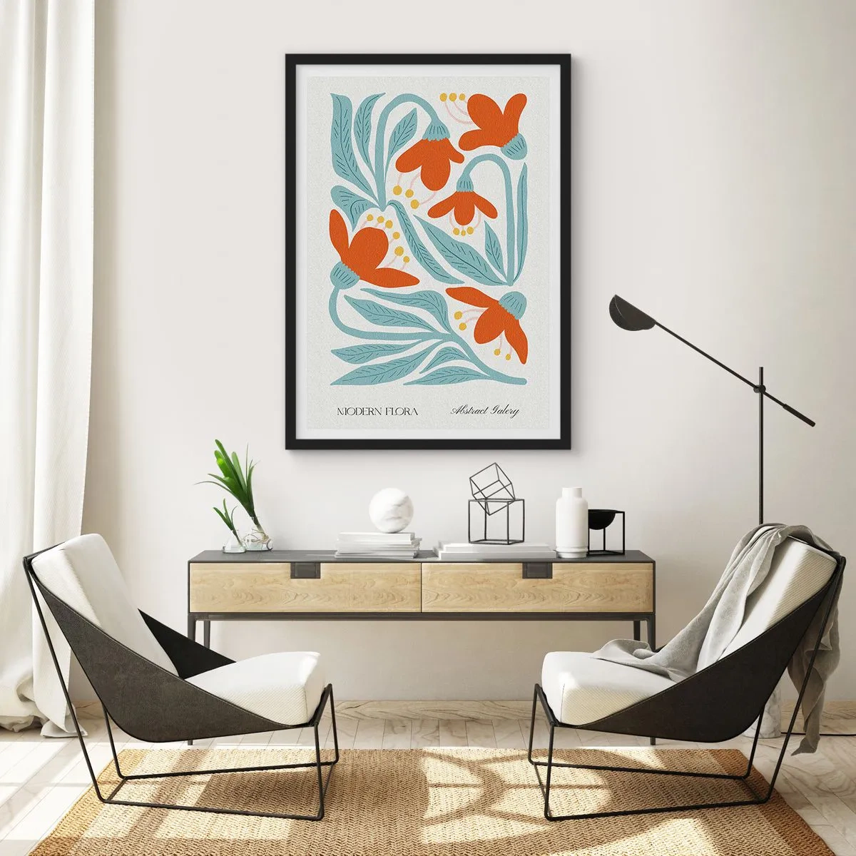 Plakát v černém rámu - K zemi, ke slunci - 50x70 cm