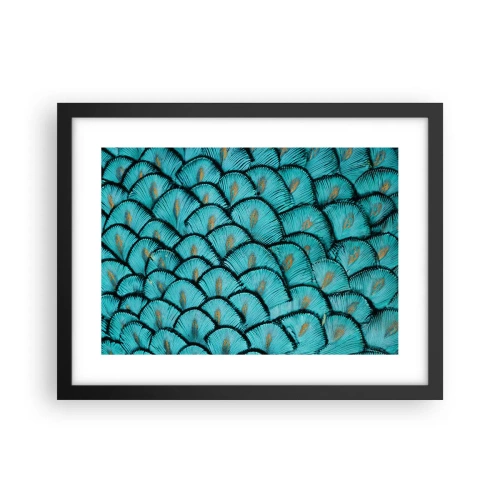 Plakát v černém rámu - Velká slavnost peří - 40x30 cm