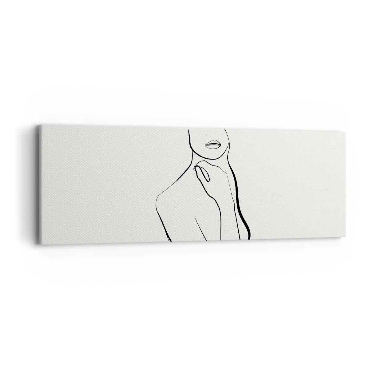 Obraz na plátně - Vlna melancholie - 90x30 cm