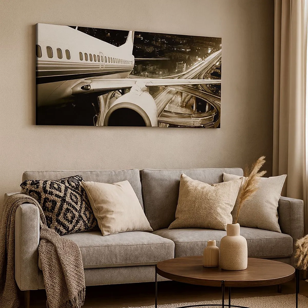 Obraz na plátně - Letět do noci - 100x40 cm